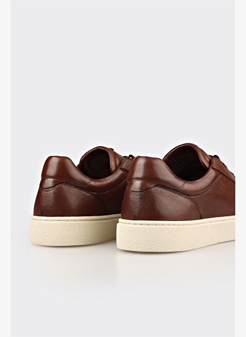 Kahve Deri Erkek Spor Ayakkabı - Görsel 6
