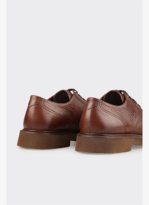 Kahve Deri Erkek Günlük Ayakkabı - Görsel 6