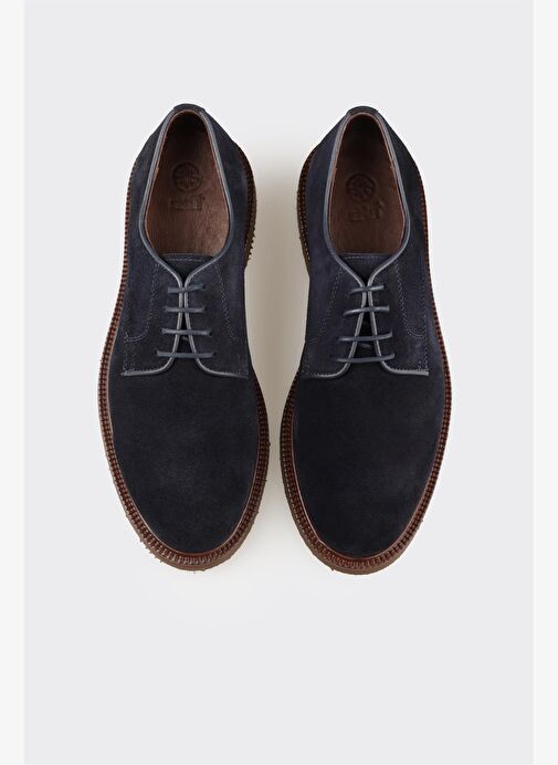 Lacivert Deri Erkek Günlük Ayakkabı - Görsel 5