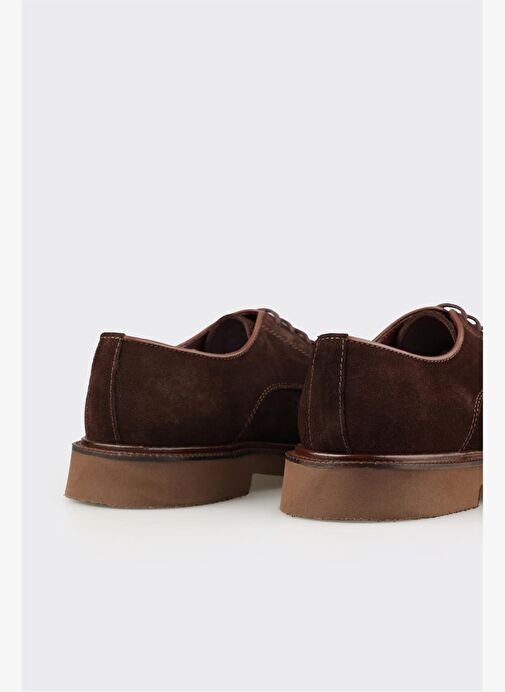 Kahve Deri Erkek Günlük Ayakkabı - Görsel 6