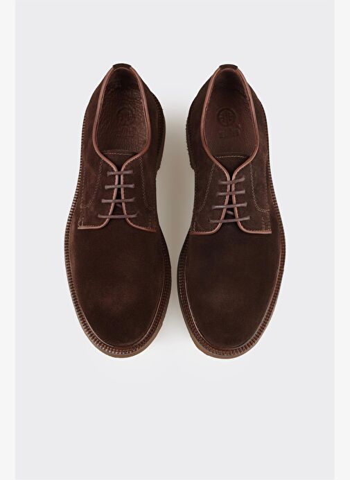 Kahve Deri Erkek Günlük Ayakkabı - Görsel 5