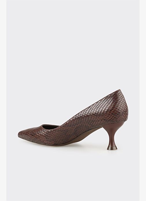 Kahve Kadın Stiletto - Görsel 4
