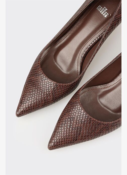 Kahve Kadın Stiletto - Görsel 5