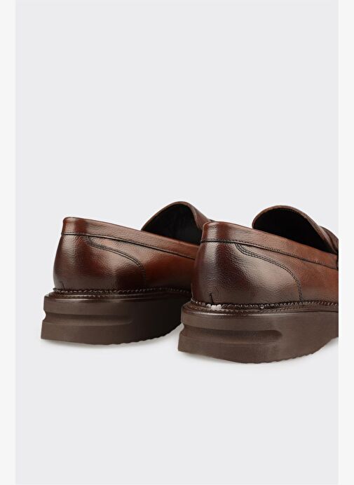 Taba Deri Erkek Günlük Ayakkabı - Görsel 6