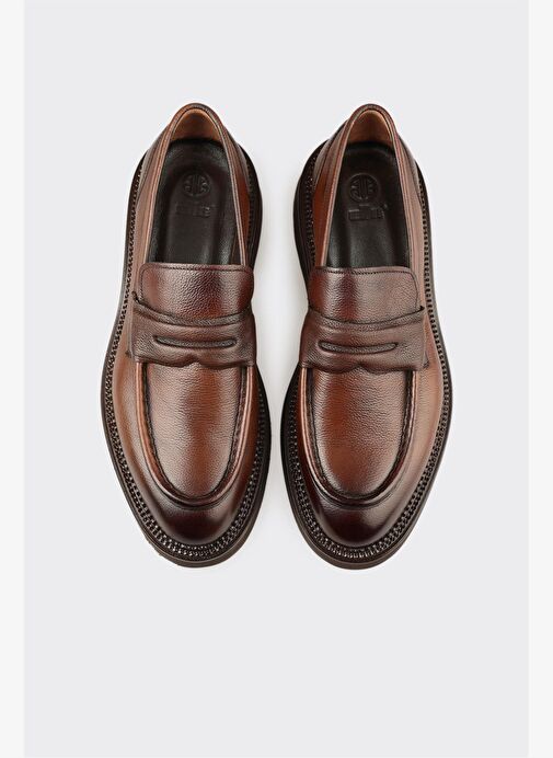 Taba Deri Erkek Günlük Ayakkabı - Görsel 5