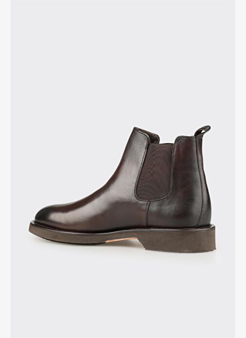 Kahve Deri Erkek Klasik Bot - Görsel 4