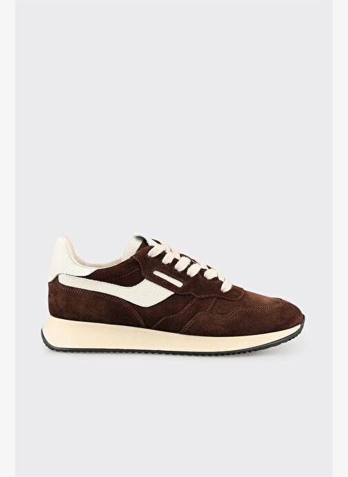 Kahve Deri Kadın Spor Ayakkabı - Görsel 2