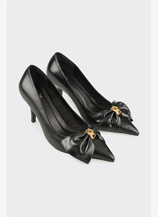 Siyah Kadın Klasik Ayakkabı - Görsel 3