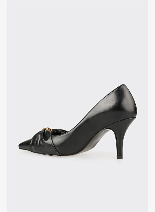 Siyah Kadın Klasik Ayakkabı - Görsel 4