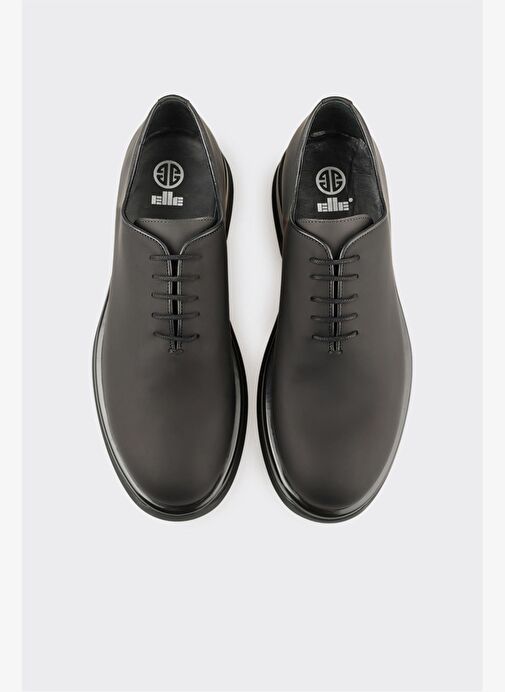 Siyah Deri Erkek Günlük Ayakkabı - Görsel 5