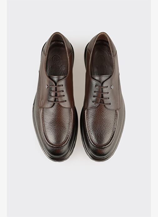 Kahve Deri Erkek Günlük Ayakkabı - Görsel 5