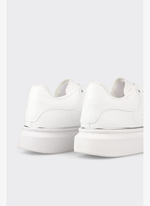 Beyaz Erkek Spor Ayakkabı - Görsel 6