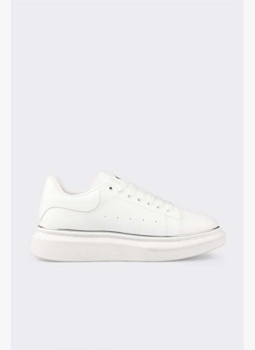 Beyaz Erkek Spor Ayakkabı - Görsel 2