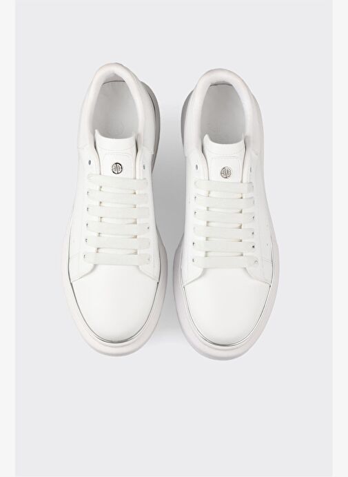 Beyaz Erkek Spor Ayakkabı - Görsel 5