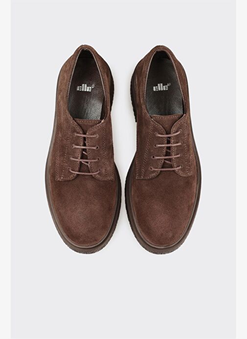 Kahve Deri Kadın Günlük Ayakkabı - Görsel 5