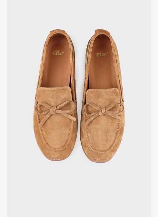 Taba Deri Kadın Günlük Ayakkabı - Görsel 5