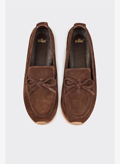 Kahve Deri Kadın Günlük Ayakkabı - Görsel 5