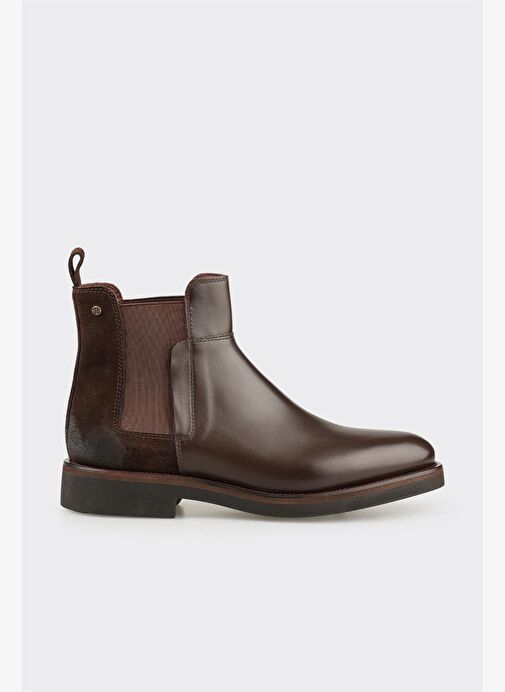Kahve Deri Erkek Klasik Bot - Görsel 2