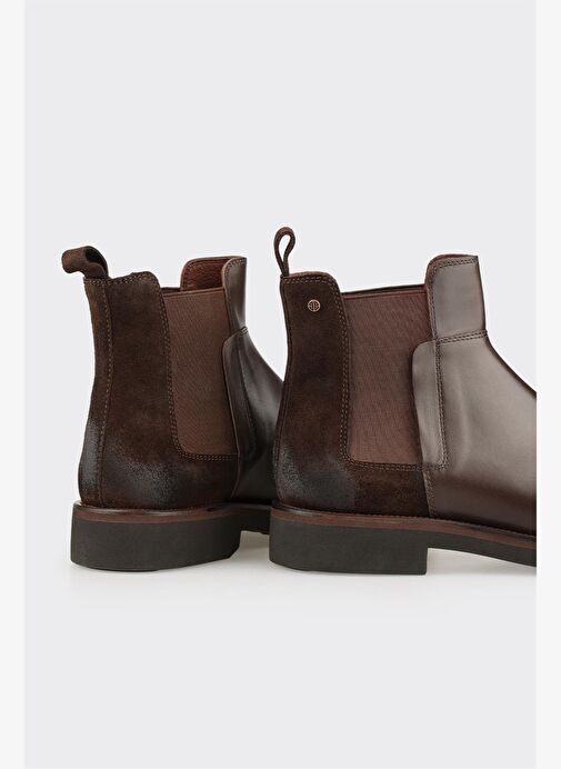 Kahve Deri Erkek Klasik Bot - Görsel 5