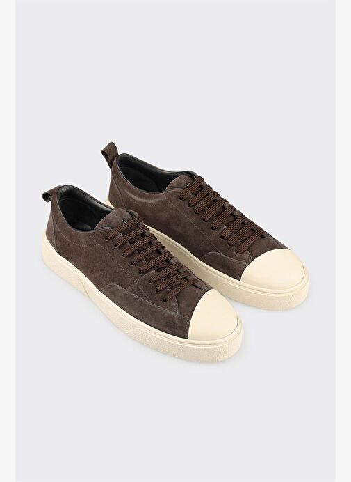 Antrasit Deri Erkek Günlük Ayakkabı - Görsel 3