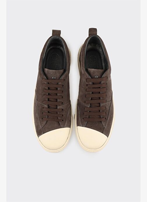 Antrasit Deri Erkek Günlük Ayakkabı - Görsel 5