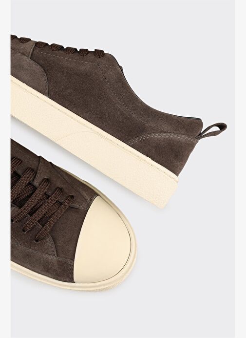 Antrasit Deri Erkek Günlük Ayakkabı - Görsel 6