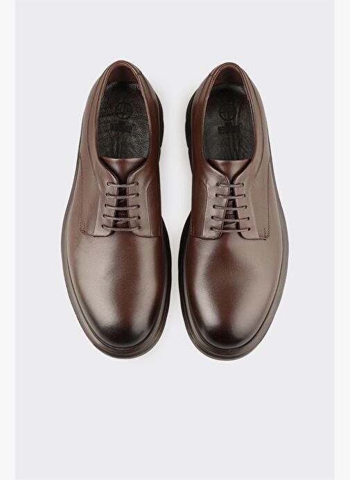 Kahve Deri Erkek Günlük Ayakkbı - Görsel 5
