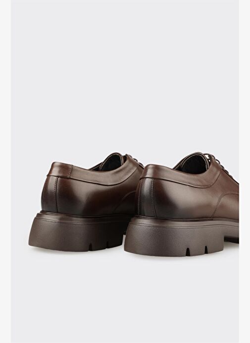 Kahve Deri Erkek Günlük Ayakkbı - Görsel 6