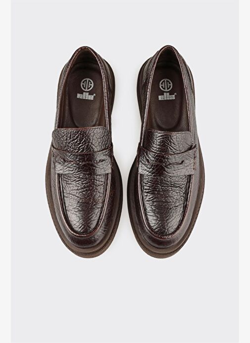 Kahve Deri Erkek Günlük Ayakkabı - Görsel 5