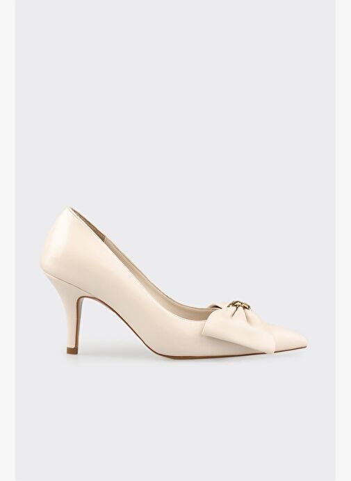 Ekru Kadın Klasik Ayakkabı - Görsel 2
