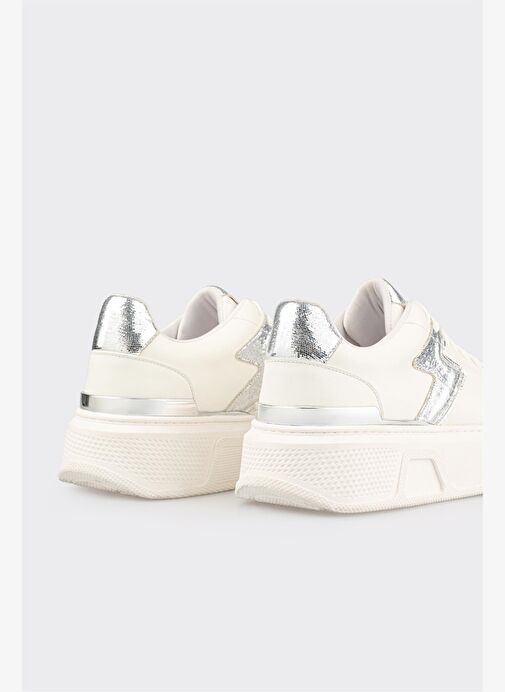 Beyaz Kadın Spor Ayakkabı - Görsel 5