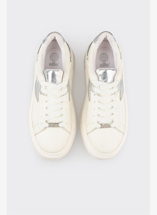 Beyaz Kadın Spor Ayakkabı - Görsel 4