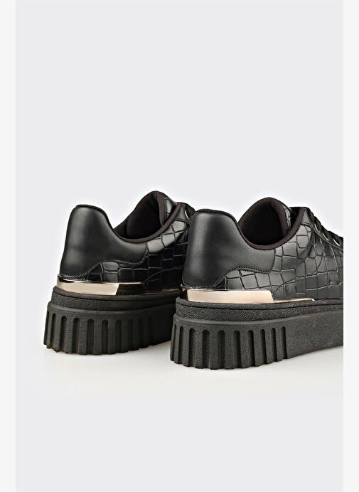 Siyah Kadın Spor Ayakkabı - Görsel 6