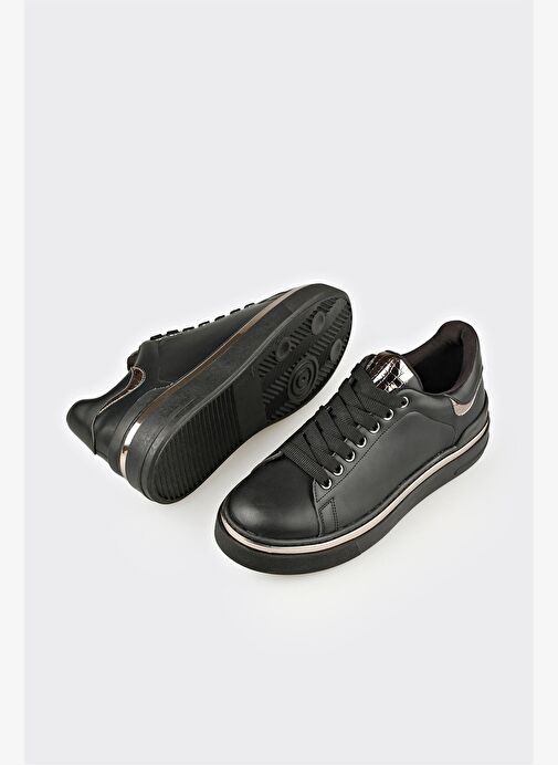 Siyah Kadın Spor Ayakkabı - Görsel 4