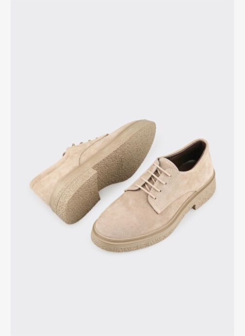 Vizon Deri Kadın Günlük Ayakkabı - Görsel 4