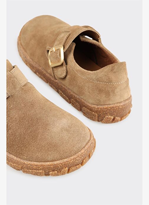 Taba Deri Kadın Günlük Ayakkabı - Görsel 6