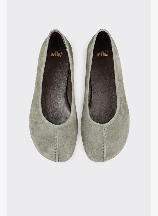 Yeşil Deri Kadın Günlük Ayakkabı - Görsel 5