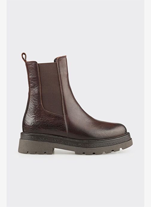 Kahve Deri Kadın Günlük Bot - Görsel 2