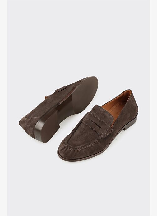 Kahve IDUMI KADIN AYAKKABI - Görsel 4