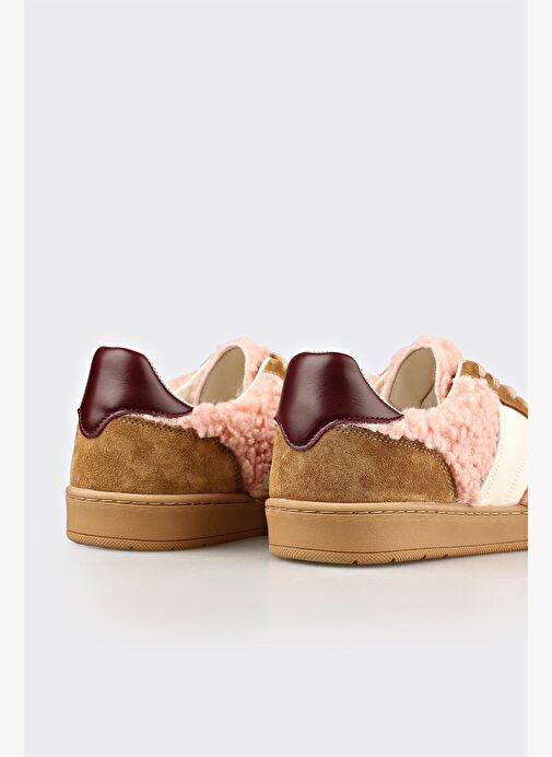 Naturel Deri Kadın Spor Ayakkabı - Görsel 6