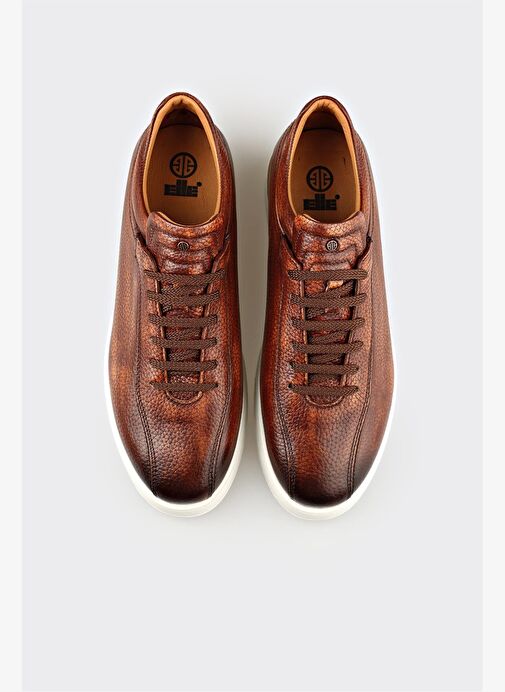 Taba Deri Erkek Günlük Ayakkabı - Görsel 5