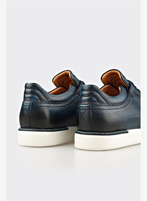 Lacivert Deri Erkek Günlük Ayakkabı - Görsel 6