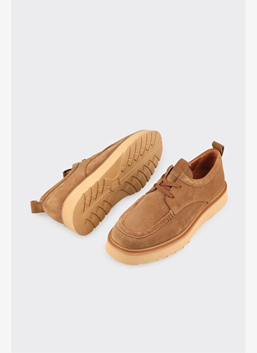 Camel Deri Erkek Günlük Ayakkabı - Görsel 4
