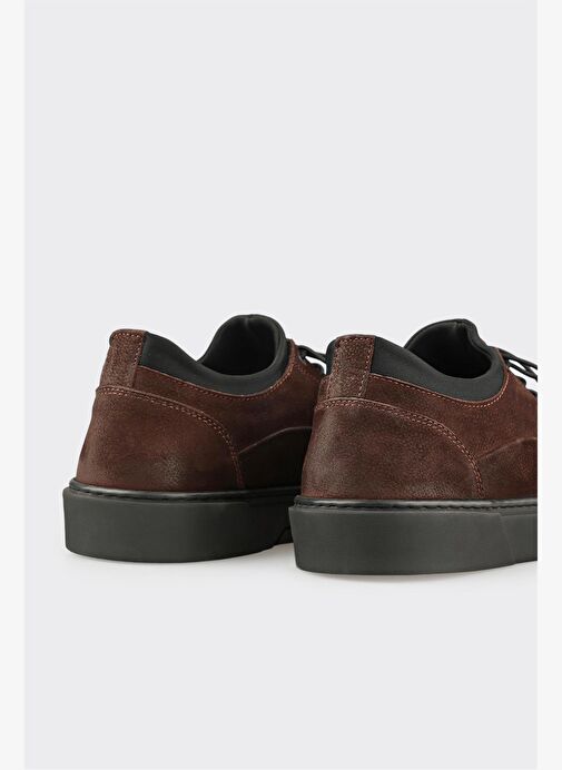 Kahve Deri Erkek Günlük Ayakkabı - Görsel 6