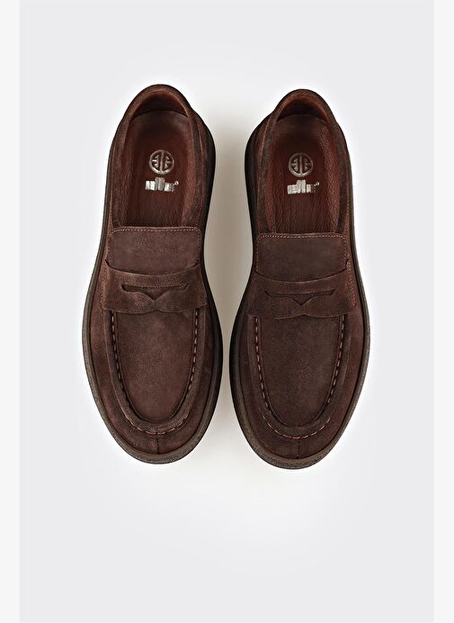 Kahve Deri Erkek Günlük Ayakkabı - Görsel 5