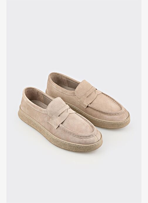 Vizon Deri Erkek Günlük Ayakkabı - Görsel 3