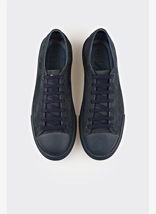 Lacivert Deri Erkek Günlük Ayakkabı - Görsel 5