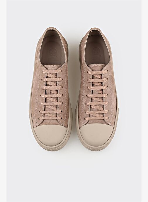 Gri Deri Erkek Günlük Ayakkabı - Görsel 5