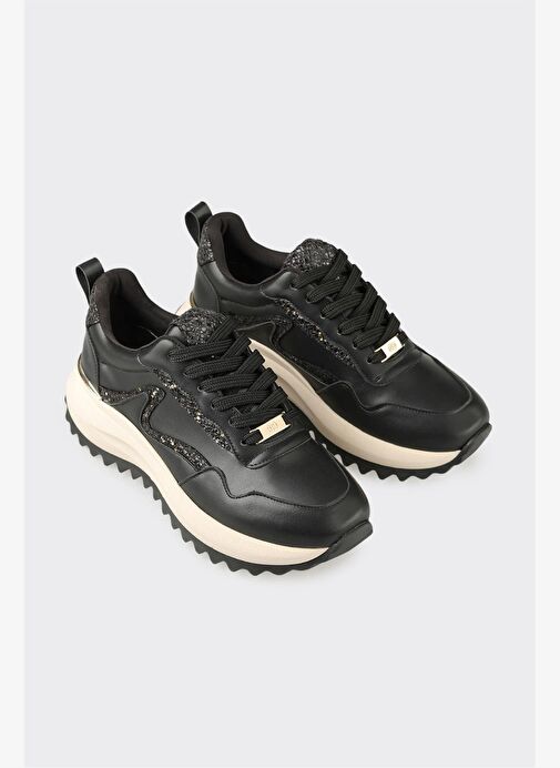 Siyah Kadın Spor Ayakkabı - Görsel 3