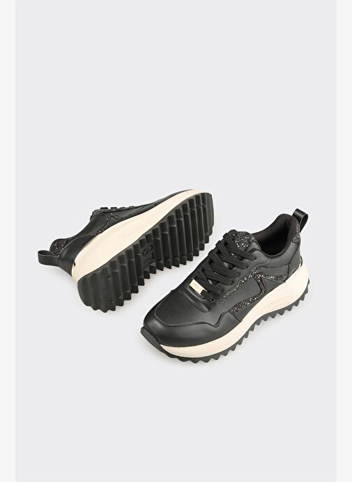 Siyah Kadın Spor Ayakkabı - Görsel 4
